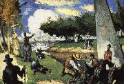 Paul Cezanne fisherman Spain oil painting artist